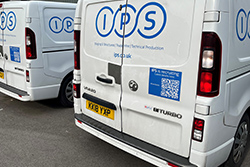 IPS Crew Van with recruiting sticker 01