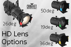Chauvet HD Lens Options