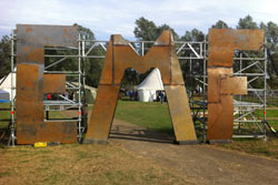 Bare Layher Gantry Structure